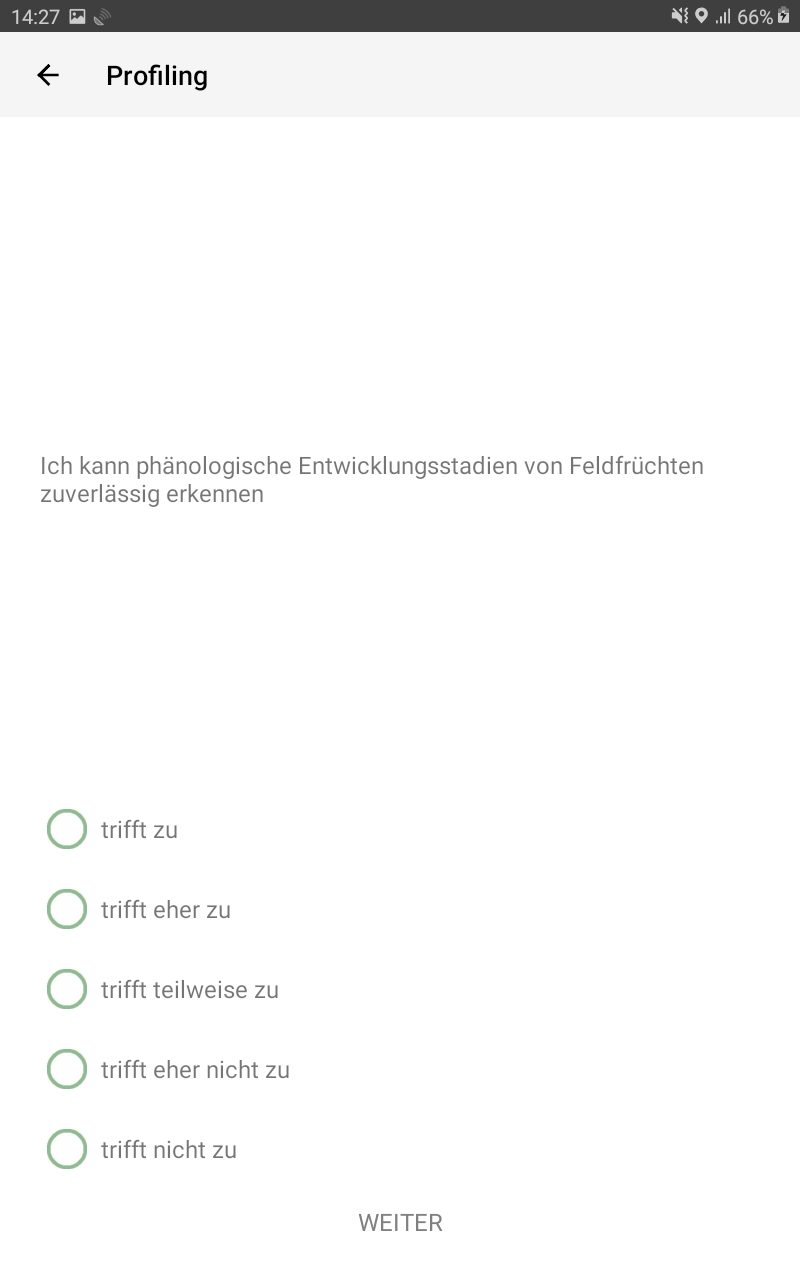 Profiling Frage Typ 3